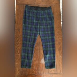 Women's Plaid Ankle Pant